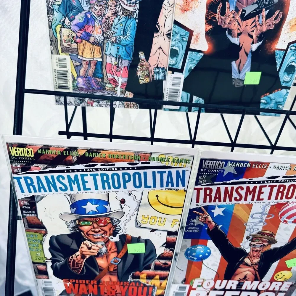 Transmetropolitan 13-19 23 Lot‎ DC Helix Spider Jerusalem 100 Bullets